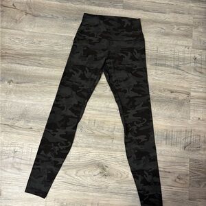 Lululemon Athletica Black Camouflage Leggings